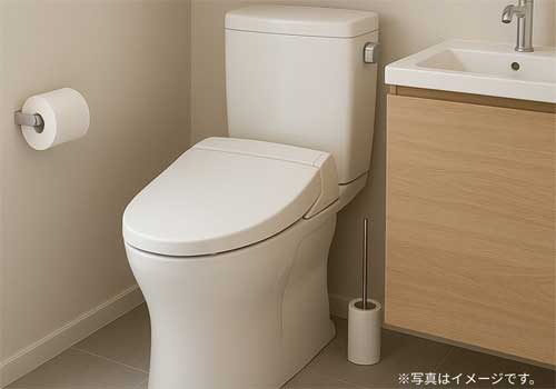 トイレクロス貼替の写真